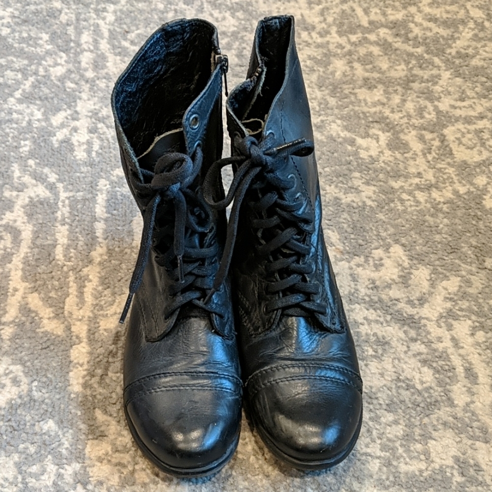 Steve Madden combat boots